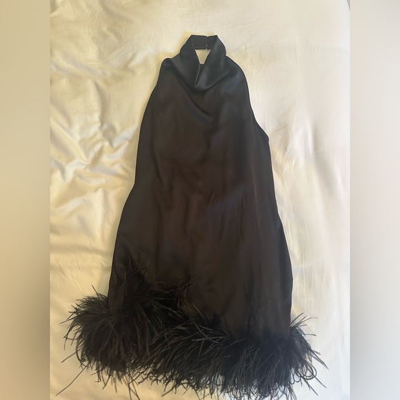 Amanda Uprichard Lunaria Dress in Black - Picture 3 of 5